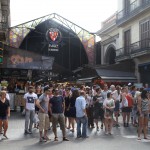 Mercat La Boquiera in Barcelona in La Rambla