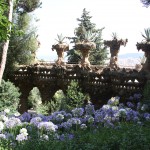 On top of a viaduct.