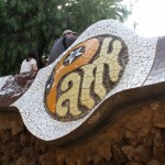 Decorations outside Park Güell.