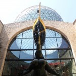 An exhibit in the central courtyard.