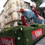 Vittel Water cooling the crowd