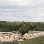 Our hotel town of Castillon-du-Gard as seen from the Pont-du-Gard