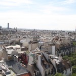 Looking across Paris from Centre Georges Pompidou