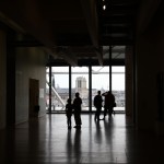 Syd and Kim waiting for a lagging Dad..