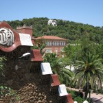 The wall around Park Güell.